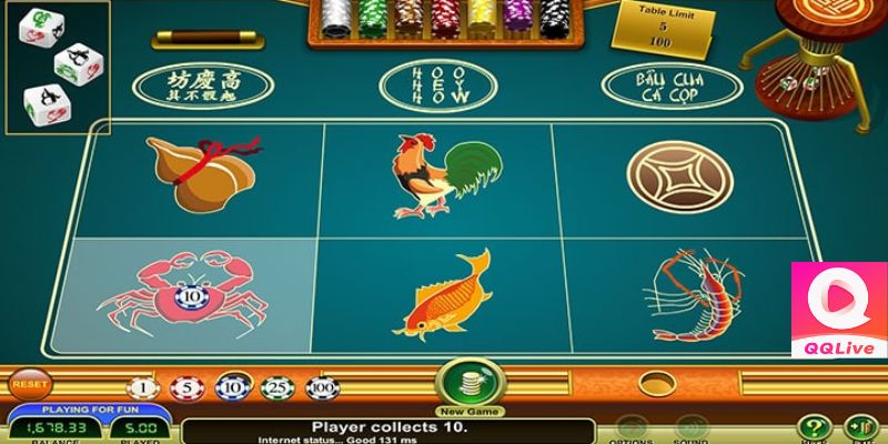 Chinh Phục Game Bầu Cua Tôm Cá - Săn Thưởng Thật Cùng QQLive 2 Giới thiệu game bầu cua tôm cá