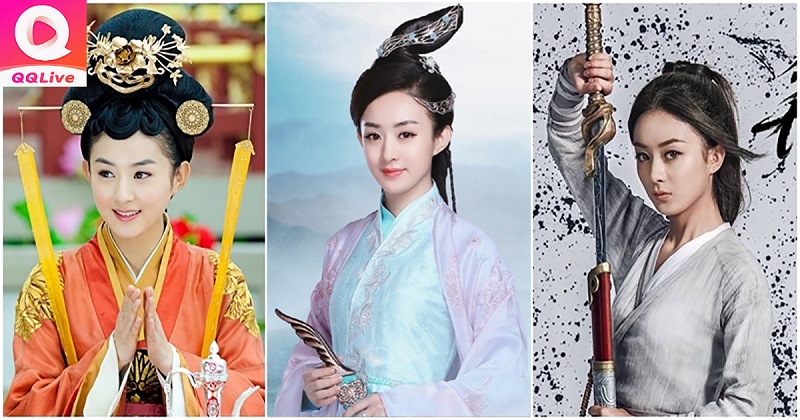 2 Mỹ Nhân Cổ Trang Hoa Ngữ Triệu Lệ Dĩnh Và Lưu Diệc Phi - Sắc Đẹp Kiêu Sa Hút Hồn Fan QQLive 4 triệu lệ dĩnh hoa ngữ qqlive