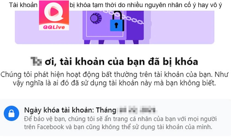 Tại Sao Tài Khoản QQlive Bị Khóa? Làm Cách Nào Để Tránh? 1 Tài khoản QQlive bị khoá