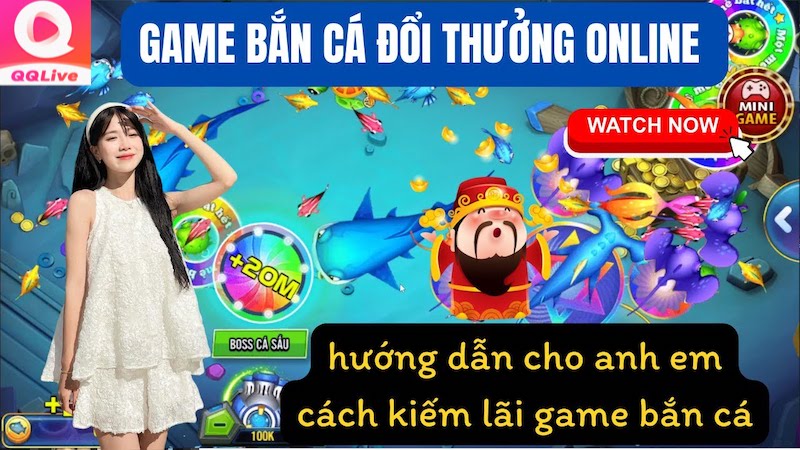 Tải QQlive iOS - Chơi Bắn Cá Đổi Thưởng Phê Cùng Gái Xinh 18+ Trên iPhone 3 Chơi bắn cá đổi thưởng trên QQlive iOS