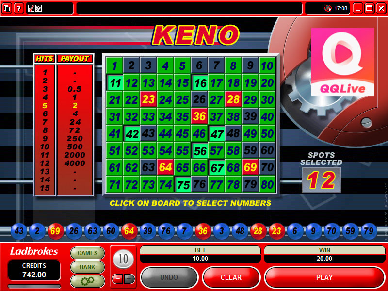 Tải QQLive Và Trải Nghiệm Game Keno Hoàn Toàn Miễn Phí 3 Chơi game Keno tại QQLive