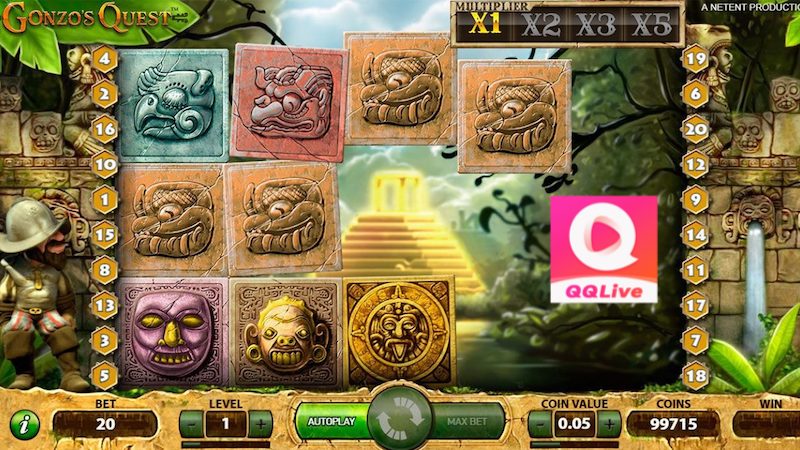 App QQLive 2024 - Giới Thiệu Top Slot Games Chất Lượng Nhất Hiện Nay 1 Gonzo's Quest Slot Games trên App QQlive