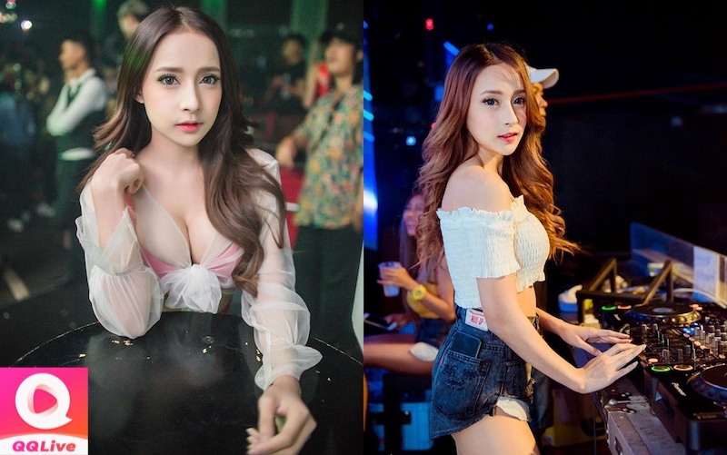 App QQlive Trình Làng Bộ Ảnh Người Đẹp Barbie Mozz Tắm Suối Khoe Vòng 1 Siêu To Khổng Lồ 3 DJ nổi tiếng