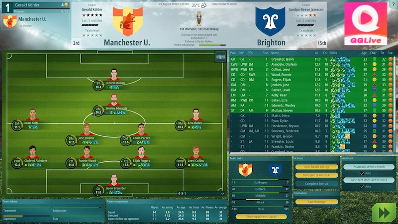 Tải QQlive và Trải Nghiệm Game Quản Lý Bóng Đá 1 We Are Football