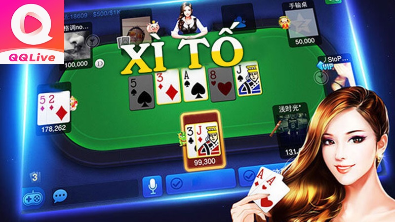 Chơi xì tố trên app QQ Live