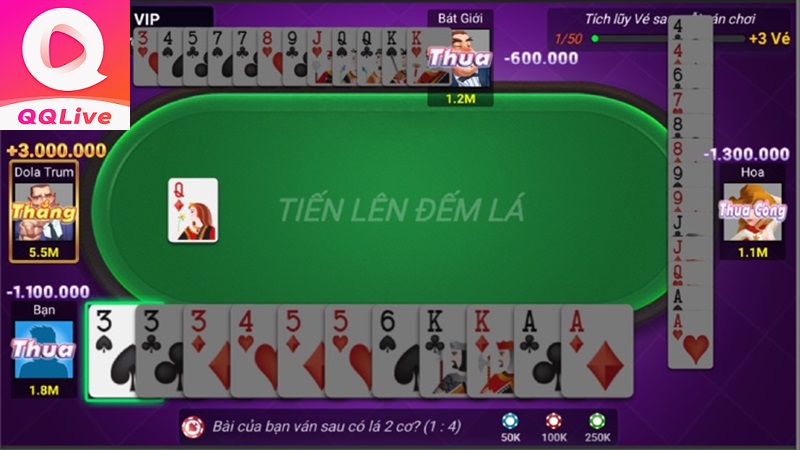 Tải App QQlive Chơi Tiến Lên Đếm Lá Online – 1 Phát Ăn Ngay Với Dàn Gái Xinh Siêu Đỉnh 2024 3 game Tiến Lên đếm lá online QQLive
