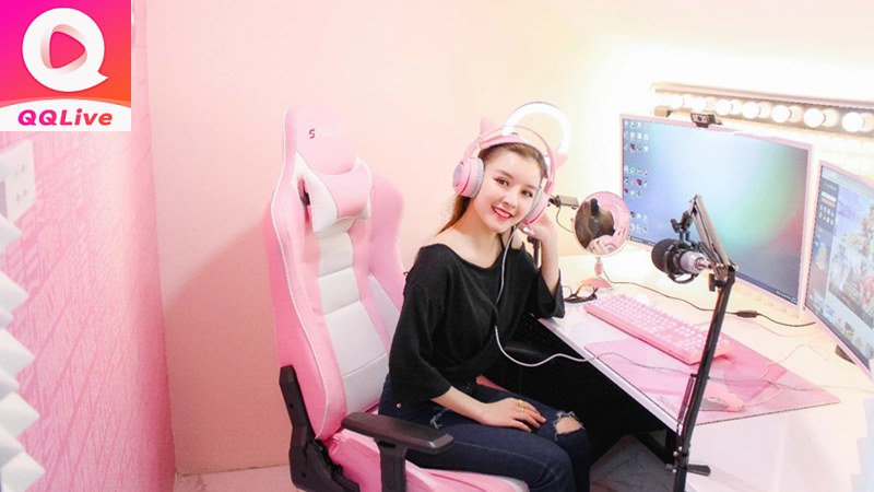Gái xinh streamer trên QQLive