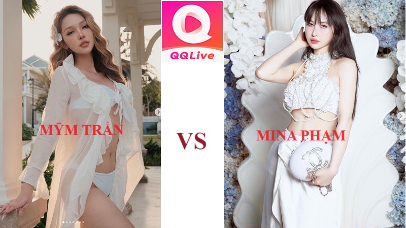 QQLive app giới thiệu Mỹm Trần và Mina Phạm