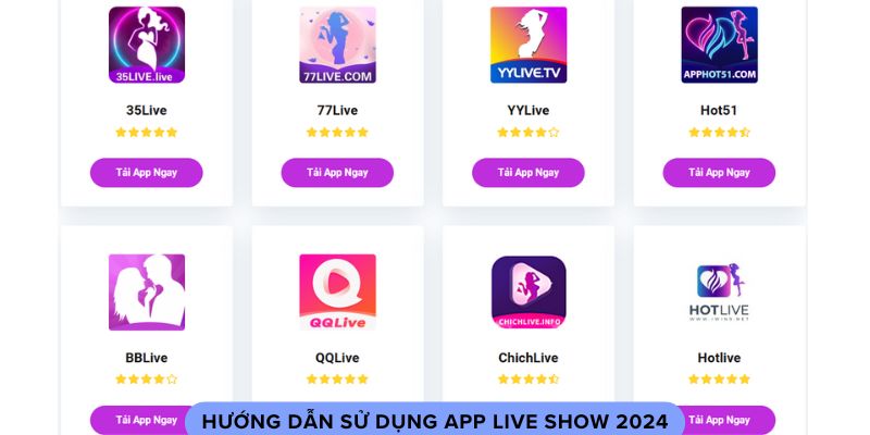 App Live Show 2024 Có Gì Mới ? Khám Phá Ngay Hôm Nay 4 Hướng dẫn sử dụng app live show 2024