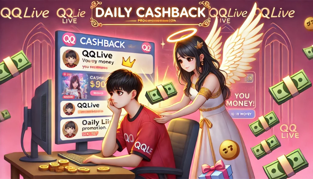 Chương Trình Hoàn Cược Thua Mỗi Ngày đến 3% Tại QQLive 2 Thiên thần QQlive trong chương trình hoàn cược thua mỗi ngày